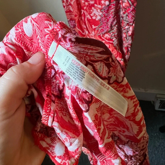 Free People Red Floral Maxi Dress, size XS - Picture 3 of 5